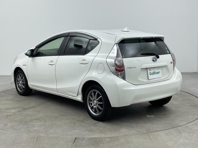 アクア Gブラックソフトレザーセレクション 純正SDナビ(CD/DVD/フルセグTV/Bluetooth) 車外カメラ(前後) ECO/EVモード スペアキー ETC AW付スタッドレスタイヤ車載(36枚目)