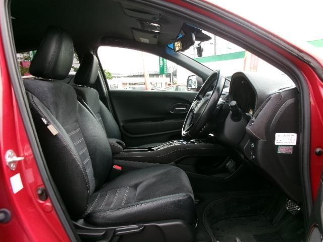 ヴェゼル ハイブリッドRS・ホンダセンシング ワンオーナー 純正メモリーナビ フルセグTV バックカメラ Bluetooth DVD再生可 ハーフレザーシート 社外ドラレコ オートライト LEDヘッドライト 純正18インチAW シートヒーター(19枚目)