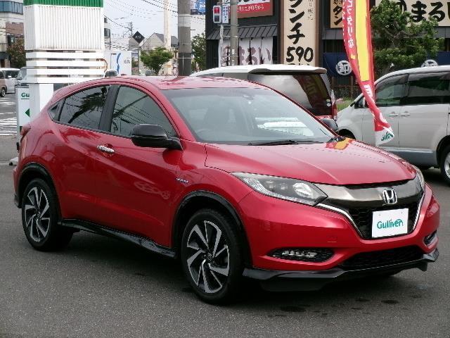 ヴェゼル ハイブリッドRS・ホンダセンシング ワンオーナー 純正メモリーナビ フルセグTV バックカメラ Bluetooth DVD再生可 ハーフレザーシート 社外ドラレコ オートライト LEDヘッドライト 純正18インチAW シートヒーター(31枚目)