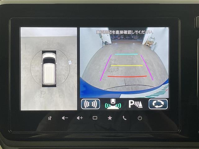 ソリオ ハイブリッドＭＺ　衝突軽減　全方位９型ナビ　フルセグＴＶ　ＢＴ対応　ＡｐｐｌｅＣａｒＰｌａｙ　ＡｎｄｒｏｉｄＡｕｔｏ　両側電動スライドドア　追従クルコン　前席シートヒーター　ＨＵＤ　ＬＥＤヘッドライト　純正ＡＷ（5枚目）