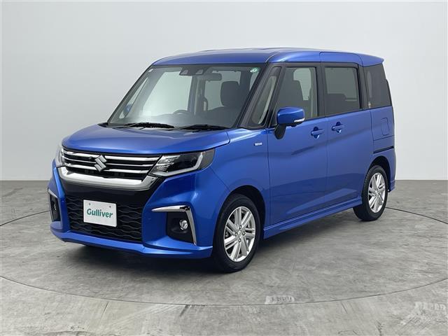 ソリオ ハイブリッドＭＺ　衝突軽減　全方位９型ナビ　フルセグＴＶ　ＢＴ対応　ＡｐｐｌｅＣａｒＰｌａｙ　ＡｎｄｒｏｉｄＡｕｔｏ　両側電動スライドドア　追従クルコン　前席シートヒーター　ＨＵＤ　ＬＥＤヘッドライト　純正ＡＷ（33枚目）