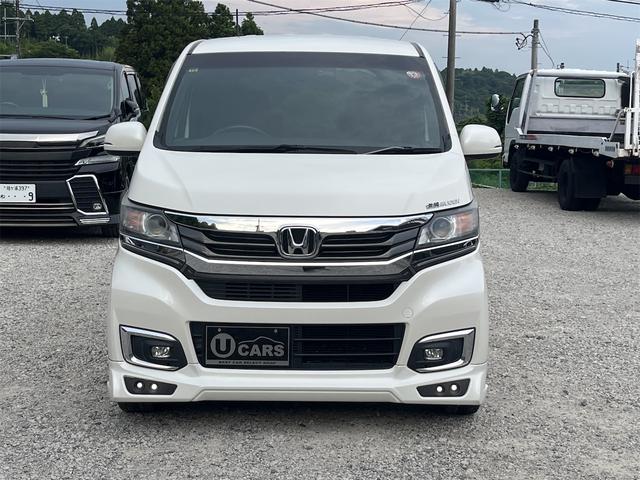 Ｎ－ＷＧＮカスタム Ｇ・ターボパッケージ　ディーラー整備車無限製フルエアロトランクスポイラーフロアマットサイドバイザースカッフプレートケンウッド製ナビフルセグＢｌｕｅｔｏｏｔｈＣＤＤＶＤパドルシフトコムテック製ドラレコ、ミラー型レーダーＥＴＣ（2枚目）