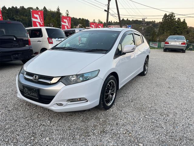 インサイト LS ケンウッド製SDナビ(ツイーター付) フルセグTV Bluetooth CD、DVD コムテック製前後ドラレコ パドルシフト Bカメラ ETC 室内球LED ディーラー整備車両 社外16インチAW(7枚目)