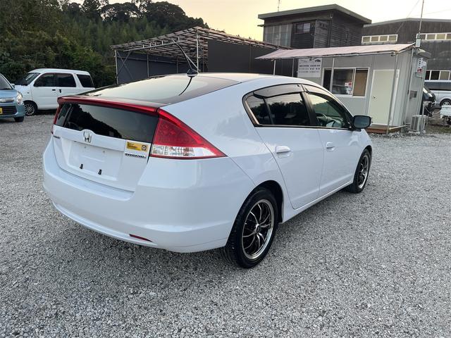 インサイト LS ケンウッド製SDナビ(ツイーター付) フルセグTV Bluetooth CD、DVD コムテック製前後ドラレコ パドルシフト Bカメラ ETC 室内球LED ディーラー整備車両 社外16インチAW(8枚目)