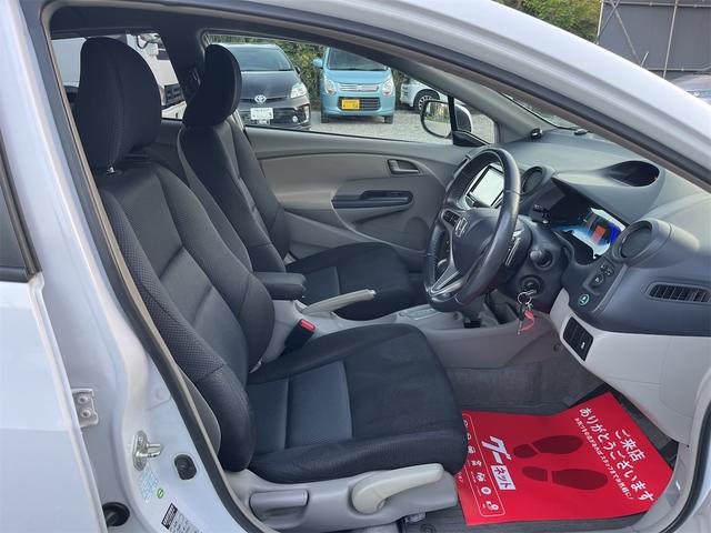 インサイト LS ケンウッド製SDナビ(ツイーター付) フルセグTV Bluetooth CD、DVD コムテック製前後ドラレコ パドルシフト Bカメラ ETC 室内球LED ディーラー整備車両 社外16インチAW(13枚目)