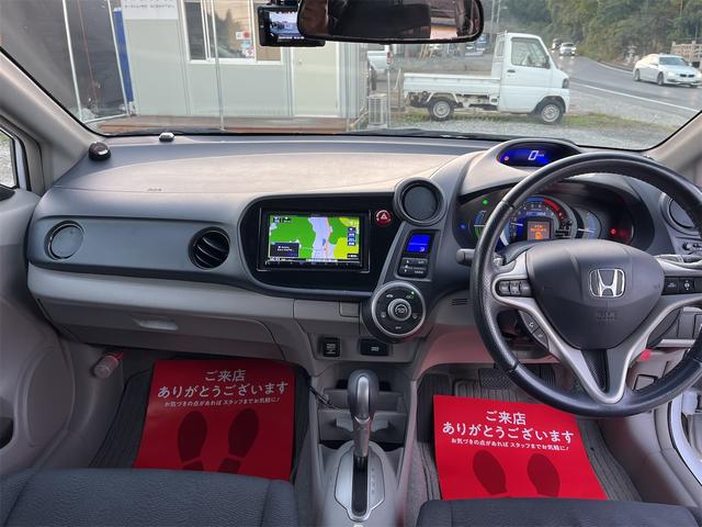 インサイト LS ケンウッド製SDナビ(ツイーター付) フルセグTV Bluetooth CD、DVD コムテック製前後ドラレコ パドルシフト Bカメラ ETC 室内球LED ディーラー整備車両 社外16インチAW(15枚目)