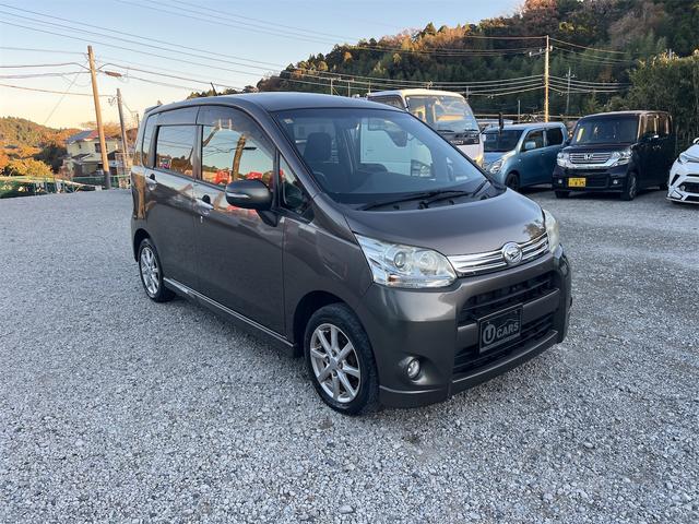 ムーヴ カスタム　Ｘリミテッド　スマートキー　プッシュスタート　純正ナビ　ワンセグＴＶ　ＣＤ　Ｂカメラ　電動格納付きウィンカーミラー　フォグライト　エコモード　アイドリングストップ　ドアバイザー　ディスチャージヘッドライト　純正ＡＷ（6枚目）