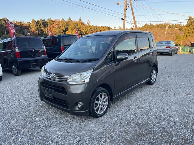 ムーヴ カスタム　Ｘリミテッド　スマートキー　プッシュスタート　純正ナビ　ワンセグＴＶ　ＣＤ　Ｂカメラ　電動格納付きウィンカーミラー　フォグライト　エコモード　アイドリングストップ　ドアバイザー　ディスチャージヘッドライト　純正ＡＷ（7枚目）