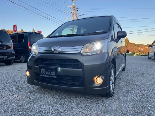 ムーヴ カスタム　Ｘリミテッド　スマートキー　プッシュスタート　純正ナビ　ワンセグＴＶ　ＣＤ　Ｂカメラ　電動格納付きウィンカーミラー　フォグライト　エコモード　アイドリングストップ　ドアバイザー　ディスチャージヘッドライト　純正ＡＷ（76枚目）