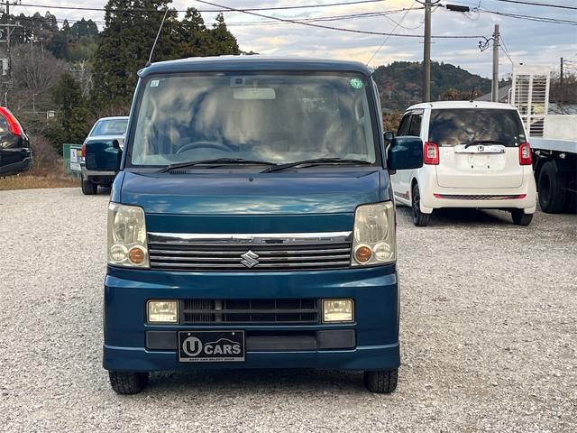 エブリイワゴン ＰＺターボ　ターボ車　フォグランプ　クラリオン製ＨＤＤナビ　ＣＤＤＶＤ　ＥＴＣ　左側電動スライドドア　ドアバイザー　純正１３インチＡＷ　ダブルエアバッグ　マニュアルエアコン　盗難防止　パワーウィンド　フルフラット（2枚目）