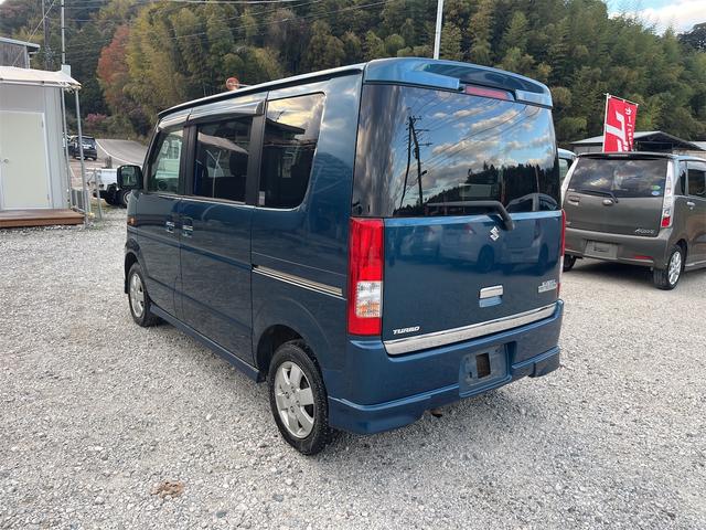 エブリイワゴン ＰＺターボ　ターボ車　フォグランプ　クラリオン製ＨＤＤナビ　ＣＤＤＶＤ　ＥＴＣ　左側電動スライドドア　ドアバイザー　純正１３インチＡＷ　ダブルエアバッグ　マニュアルエアコン　盗難防止　パワーウィンド　フルフラット（9枚目）