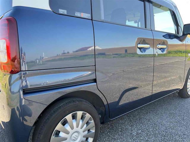 ワゴンRスマイル ハイブリッドS 2トーンルーフパッケージ装着車 前後ドライブレコーダー ETC 全周囲カメラ 両側電動スライドドア 純正ナビ クリアランスソナー レーンアシスト 衝突被害軽減システム スマートキー アイドリングストップ 電動格納ミラー(33枚目)