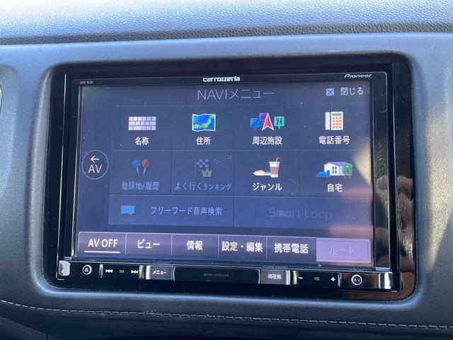 ヴェゼル ハイブリッドＸ　４ＷＤ／寒冷地仕様／シティーブレーキアクティブシステム／リアクティブフォースペダル／クルーズコントロール／社外８インチナビ／フルセグ／ＢＴ／ＣＤ／ＤＶＤ／バックカメラ／パドルシフト（18枚目）