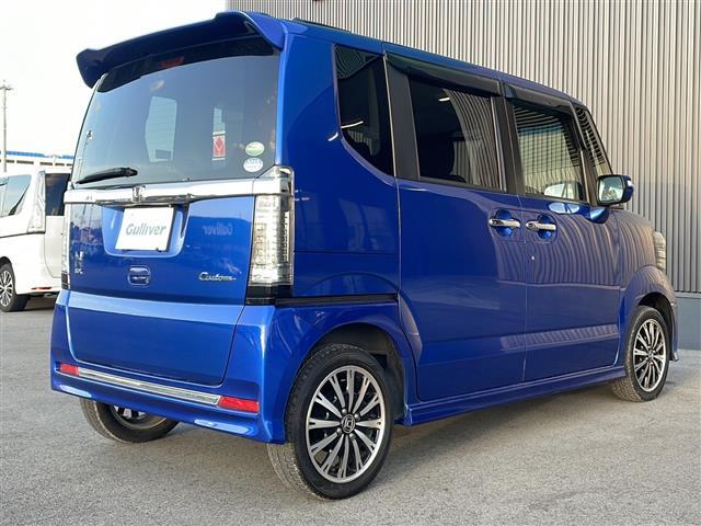 N-BOXカスタム G・ターボLパッケージ 社外ナビ/両側パワースライドドア/Bluetoothオーディオ/キセノンライト/Autoライト/ETC/シートヒーター/パドルシフト/クルーズコントロール/フロアマット/盗難防止(30枚目)