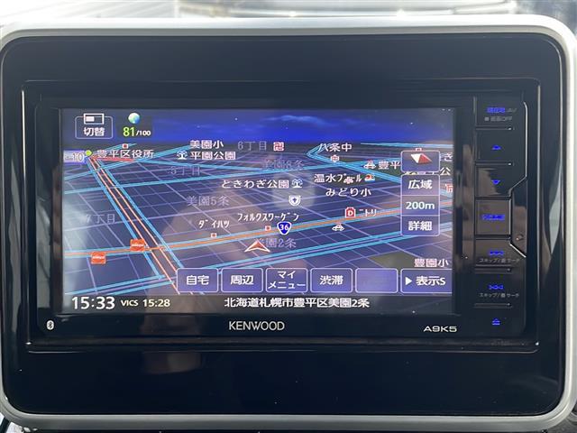 フレアワゴンカスタムスタイル ハイブリッドＸＧ　社外ナビ／フルセグ／ＣＤ／ＤＶＤ／ＦＭ／ＡＭ／ＢＴ／全方位カメラ／片側電動スライドドア／ＥＴＣ／シートヒーター／レーンアシスト／衝突被害軽減ブレーキ（6枚目）