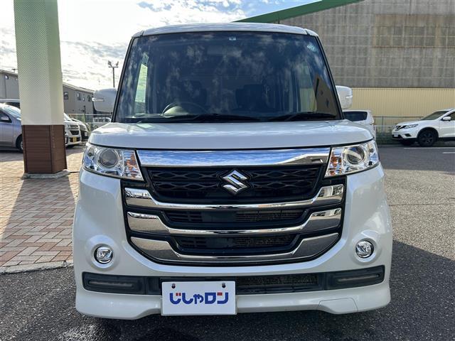 スペーシアカスタムＺ ベースグレード　プッシュスタート　スマートキー　ＣＤ、ＤＶＤ、ＡＭ、ＦＭ視聴可能（走行時可）　シートヒーター（Ｄ席のみ）　純正ＡＷ　純正キセノンヘッドランプ　ウインカーミラー（2枚目）