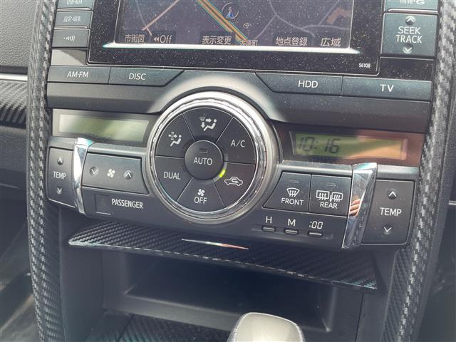 マークＸ ２５０Ｇ　Ｓパッケージ　サンルーフ　黒革シート　パワーシート　シートヒーター　純正ＨＤＤナビ　フルセグ　Ｂｌｕｅｔｏｏｔｈ　サイド＆バックカメラ　ＥＴＣ　ＨＩＤヘッドライト　車高調（18枚目）