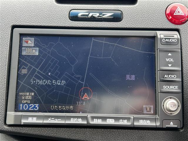 CR-Z αマスターレーベル 純正ナビ フルセグTV バックカメラ クルーズコントロール パドルシフト ECON 横滑り防止装置 ハーフレザーシート 純正17インチAW オートライト フォグランプ ETC スマートキー(7枚目)