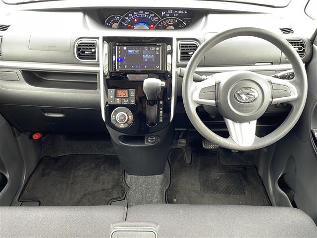 タント カスタムX 社外ディスプレイオーディオ CD/DVD/Bluetooth パワースライドドア LEDヘッドライト 純正14インチAW ETC プッシュスタート スマートキー(2枚目)