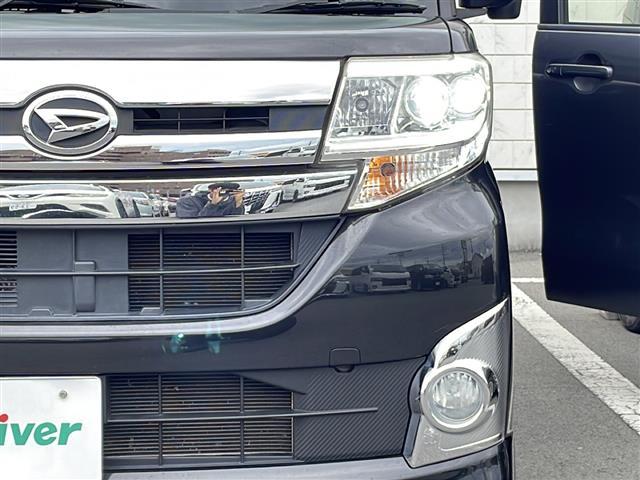 タント カスタムX 社外ディスプレイオーディオ CD/DVD/Bluetooth パワースライドドア LEDヘッドライト 純正14インチAW ETC プッシュスタート スマートキー(26枚目)