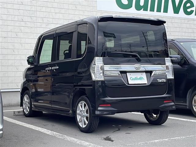 タント カスタムX 社外ディスプレイオーディオ CD/DVD/Bluetooth パワースライドドア LEDヘッドライト 純正14インチAW ETC プッシュスタート スマートキー(39枚目)