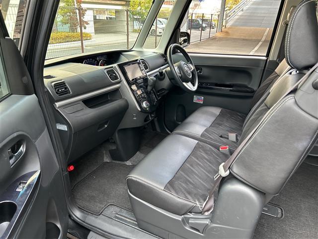 タント カスタムＸ　トップエディションＳＡＩＩＩ　禁煙車　ワンオーナー　衝突軽減ブレーキ　車線逸脱警報　誤発進抑制制御　オートハイビーム　先行車発進お知らせ　ナビ　ＴＶ　バックカメラ　オートライト　ＨＩＤヘッドライト　パワースライドドア　ハーフレザー（22枚目）