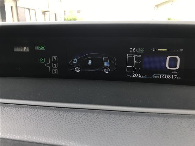 プリウス Ｓツーリングセレクション　禁煙車／カーナビ／Ｂｌｕｅｔｏｏｔｈ／スマートキー／プッシュスタート／バックカメラ／ＥＴＣ／ドライブレコーダー／コーナーセンサー／デジタルインナーミラー／ＴＯＭ’Ｓエアロ／オートライト／電格ミラー（16枚目）