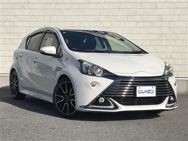 アクア G G’s 禁煙車/カーナビ/Bluetooth/スマートキー/プッシュスタート/バックカメラ/ETC/クルーズコントロール/衝突軽減システム/シートヒーター/車線逸脱警報/オートライト/電格ミラー(2枚目)