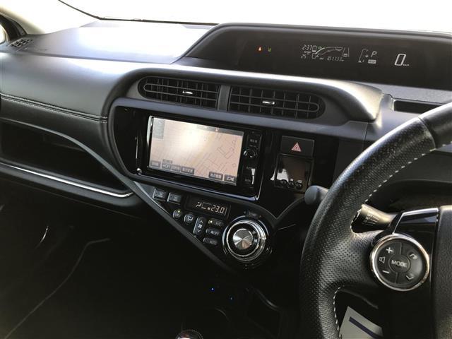 アクア G G’s 禁煙車/カーナビ/Bluetooth/スマートキー/プッシュスタート/バックカメラ/ETC/クルーズコントロール/衝突軽減システム/シートヒーター/車線逸脱警報/オートライト/電格ミラー(19枚目)