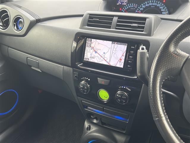 bB Z 煌 純正SDナビ(CD/DVD/DTV/Bluetooth)社外エアロ 純正フロアマット スマートキー ハーフレザーシート(8枚目)