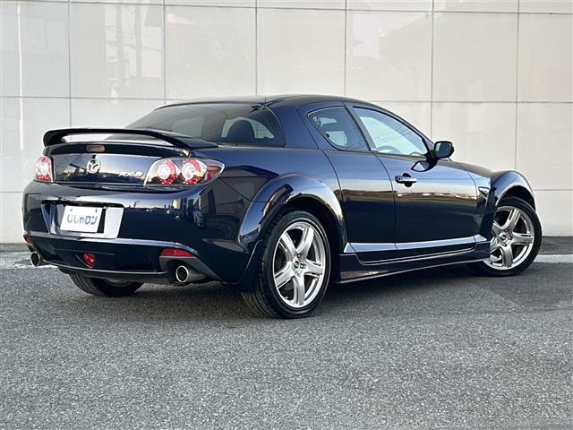 RX-8 タイプG アルパイン製純正HDDナビ(CD/DVD/DTV) バックカメラ ETC 前方ドライブレコーダー ステアリングスイッチ パドルシフト 純正フロアマット 社外18インチAW(28枚目)