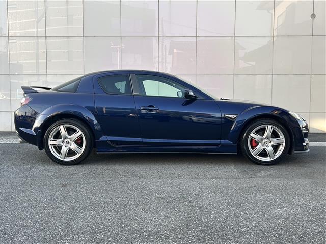 RX-8 タイプG アルパイン製純正HDDナビ(CD/DVD/DTV) バックカメラ ETC 前方ドライブレコーダー ステアリングスイッチ パドルシフト 純正フロアマット 社外18インチAW(30枚目)