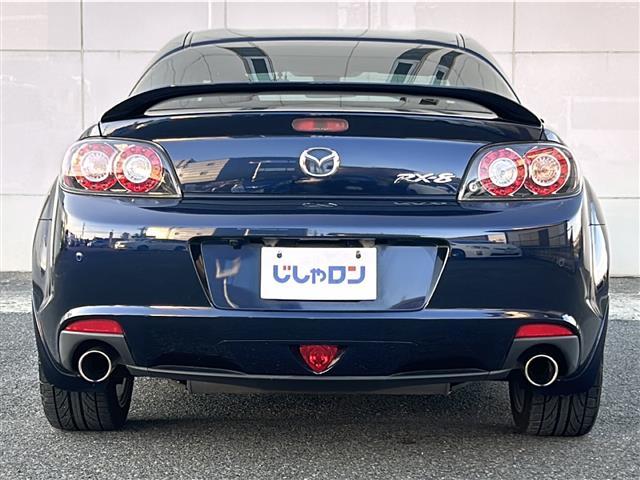 RX-8 タイプG アルパイン製純正HDDナビ(CD/DVD/DTV) バックカメラ ETC 前方ドライブレコーダー ステアリングスイッチ パドルシフト 純正フロアマット 社外18インチAW(32枚目)