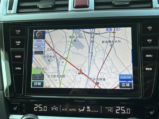 レガシィＢ４ リミテッド　純正ＳＤナビ（ＣＤ／ＤＶＤ／ＤＴＶ／Ｂｌｕｅｔｏｏｔｈ／ＵＳＢ）　純正Ｓｔｉエアロ　ＥｙｅＳｉｇｈｔＶｅｒ．３　全席シートヒーター　前方ドライブレコーダー　前席パワーシート　ＥＴＣ　社外ＲＭＰＡＷ（2枚目）