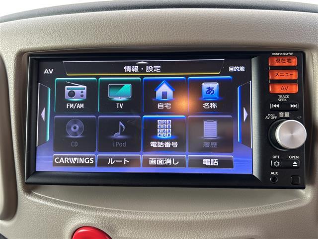 キューブ １５Ｘ　Ｖセレクション　純正ＳＤナビ（ＣＤ／ＤＴＶ／ＵＳＢ）バックカメラ　アイドリングストップ　ＥＴＣ　スマートキー　ライトレベライザー（5枚目）
