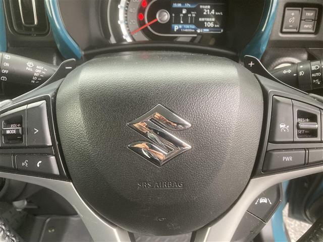 ハスラー ハイブリッドXターボ ◇純正ナビ◇フルセグTV◇全方位モニター◇デュアルカメラブレーキサポート◇アダプティブクルーズコントロール◇車線逸脱警告機能◇車線逸脱抑制機能◇純正15インチAW◇前席シートヒーター◇パドルシフト(7枚目)