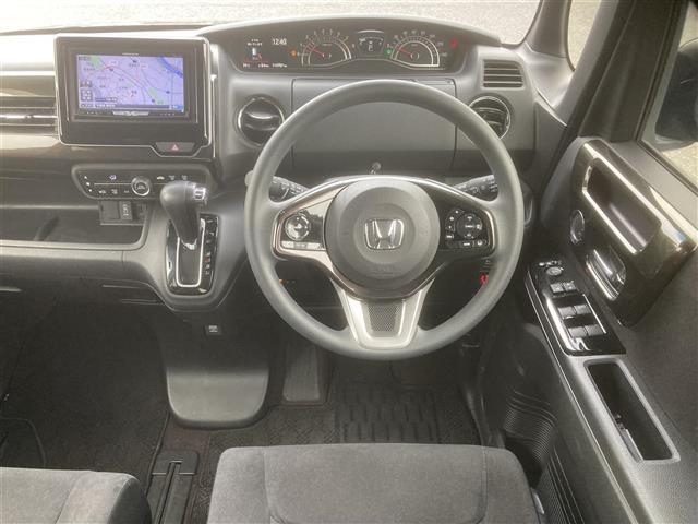 N-BOXカスタム G・EXホンダセンシング ◇社外HDDナビ◇フルセグTV◇バックカメラ◇衝突軽減ブレーキ◇アダプティブクルーズコントロール◇レーンキープアシスト◇車線逸脱警報◇両側パワースライドドア◇ビルトインETC2.0◇純正14インチAW(12枚目)