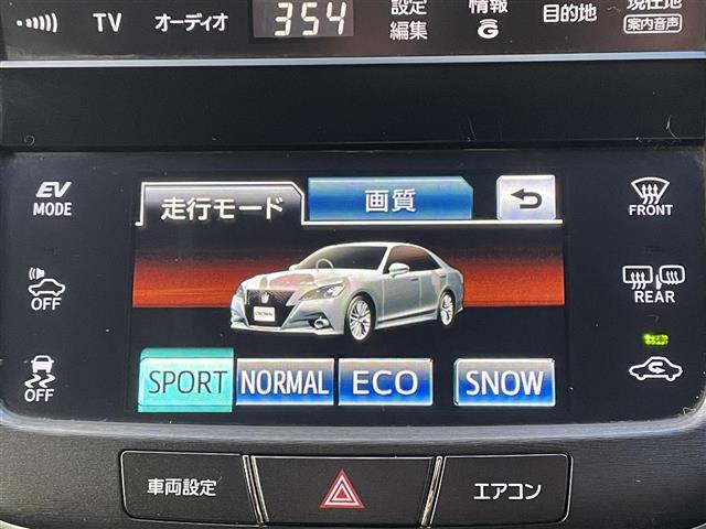 クラウンハイブリッド アスリート 純正ナビ フルセグTV バックカメラ デュアルエアコン クルーズコントロール 革巻きステアリング ステアリングスイッチ シートヒーター(前席) ETC ドアバイザー フォグランプ 電格ウィンカーミラー(19枚目)