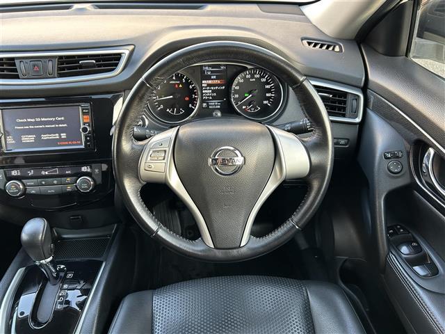 エクストレイル ２０Ｘ　エマージェンシーブレーキパッケージ　◇純正ＳＤナビ◇バックカメラ◇車線逸脱警報◇エマージェンシーブレーキ◇撥水シート◇前席シートヒーター◇ヒルディセントコントロール◇ビルトインＥＴＣ◇プッシュスタート◇ルーフレール◇純正１７インチＡＷ（4枚目）