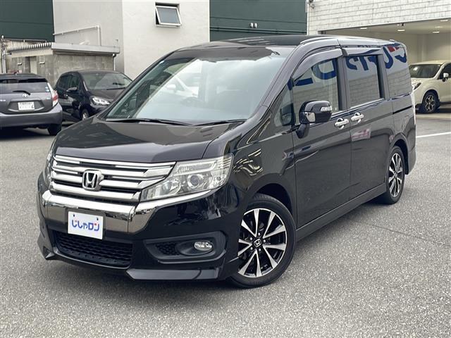 ステップワゴンスパーダ Z クールスピリット インターナビ セレクション 純正ナビ バックカメラ ドラレコ 両側パワスラ 純正フリップダウンモニター ハーフレザーシート オートライト AFS フォグライト アイドリングストップ パドルシフト ETC 純正アルミホイール(30枚目)