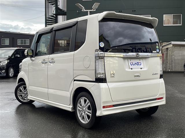 Ｎ－ＢＯＸカスタム Ｇ・Ｌパッケージ　社外ナビ　オートライト　フォグライト　アイドリングストップ　パワースライドドア　ＥＴＣ　純正アルミホイール　プッシュスタート　スマートキー　スペアキー　取扱説明書（41枚目）