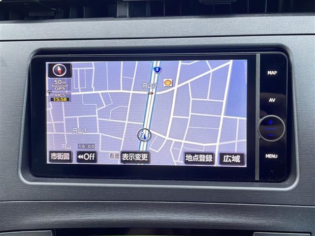 プリウス Ｇ　純正ナビ（ＣＤ・ＤＶＤ・ＢＴ接続可）／フルセグテレビ／バックカメラ／ＥＴＣ／ＨＩＤ／フォグランプ（8枚目）