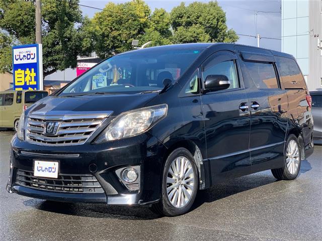 アルファード ２４０Ｓ　純正ナビ（ＣＤ・ＤＶＤ・ＢＴ接続可）／フルセグテレビ／バックカメラ／ビルトインＥＴＣ／フリップダウンモニター／両側パワースライドドア／コーナーセンサー／ＨＩＤ（4枚目）