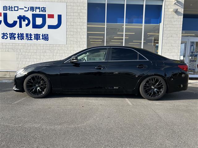 マークＸ ２５０Ｇ　Ｆパッケージ　社外ナビ　フルセグＴＶ　Ｂｌｕｅｔｏｏｔｈ　ローダウン　バックカメラ　オートライト　アイドリングストップ　純正フロアマット　社外アルミホイール　ダブルエアコン　ＭＴモード付ＡＴ　スペアキー１本（31枚目）