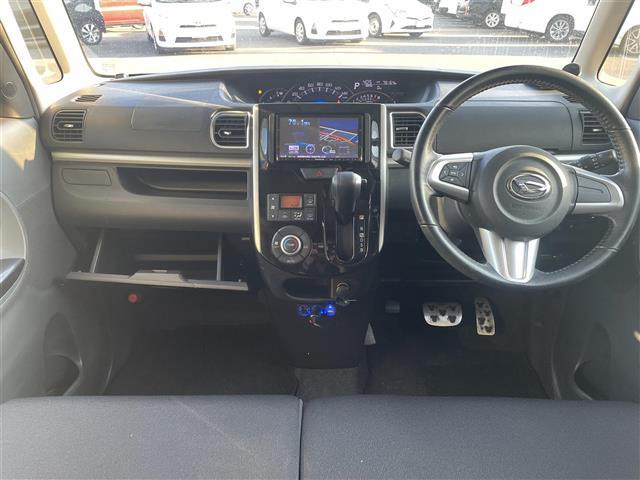 タント カスタムＲＳ　スマートセレクションＳＡ　社外ナビ　バックカメラ　両側パワースライドドア　衝突軽減ブレーキ　純正アルミホイル　純正フロアマット　ＥＴＣ　ドアバイザー　左側ピラーレス（34枚目）