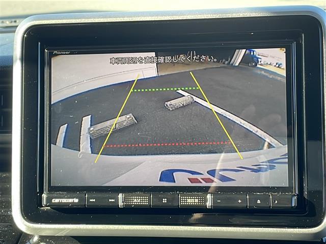 スペーシアカスタム ハイブリッドＧＳ　社外ナビ（ＣＤ　ＤＶＤ　フルセグＴＶ）　バックカメラ　片側パワースライドドア　アイドリングストップ　シートヒーター　ＥＴＣ　社外アルミ　プッシュスタート　スマートキー　ＬＥＤヘッドライト（15枚目）