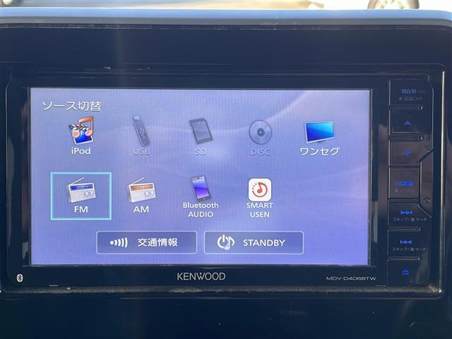 スペーシアカスタム ハイブリッドＧＳ　社外ナビ（ＭＤＶ－Ｄ４０６ＢＴＷ）　ＣＤ，ＤＶＤ，ワンセグＴＶ，ＢＴ　ＥＴＣ　片側パワースライドドア　シートヒーター　社外アルミホイール　ＬＥＤヘッドライト　Ｗ＋サイドエアバッグ　プッシュスタート（12枚目）