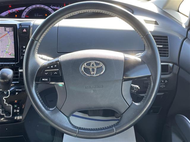 エスティマ アエラス　プレミアム　ハーフレザーシート　パワーシート　両側パワースライドドア　ＳＤナビ　フリップダウンモニター　フルセグ　Ｂｌｕｅｔｏｏｔｈ　バックカメラ　ＣＤ／ＤＶＤ　ＥＴＣ　クルコン　ＨＩＤヘッドライト（9枚目）