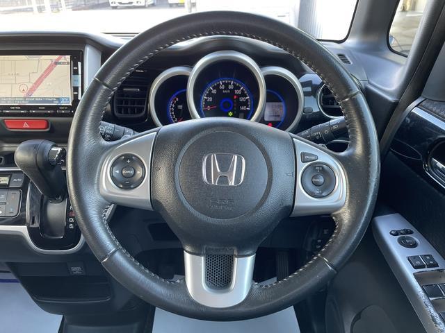 Ｎ－ＢＯＸカスタム Ｇ・ターボＬパッケージ　ＳＤナビ／Ｂｌｕｅｔｏｏｔｈ／両側パワースライドドア／バックカメラ／ハーフレザーシート／プッシュスタート／ＭＴモード付ＡＴ／スマートキー／（10枚目）