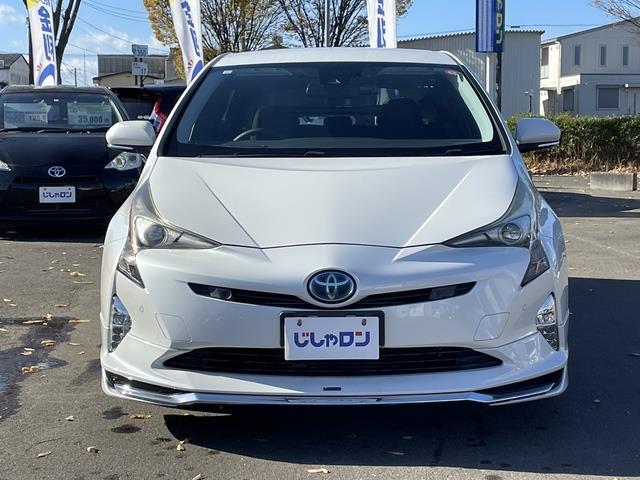 プリウス Sセーフティプラス モデリスタエアロ/純正ナビ/フルセグTV/Bluetooth/バックカメラ/クルコン/LED/プッシュスタート/ドライブレコーダー/ETC/衝突軽減システム(2枚目)